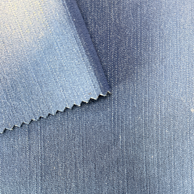 Tissu flammé imitation denim NO 6047
