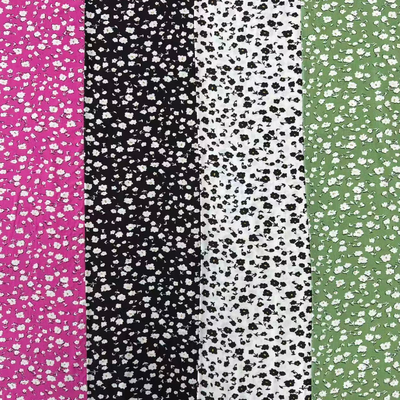 Tissu Rayonne Imprimé 45S – Petit Floral