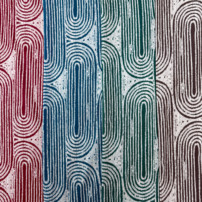 Rayonne imprimée 45S – Ondulations